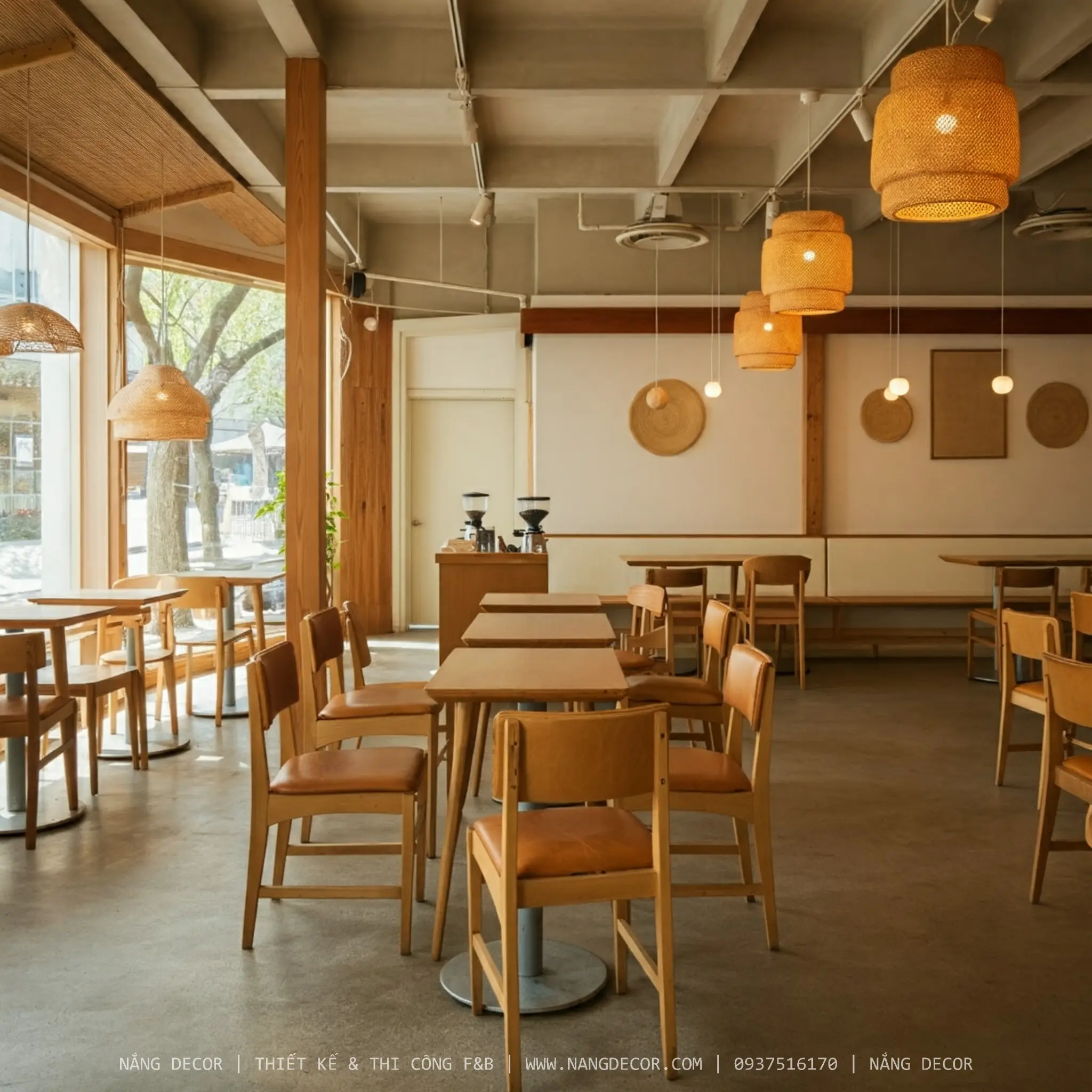 Ý tưởng trang trí cho mô hình quán cafe nhỏ thêm thu hút