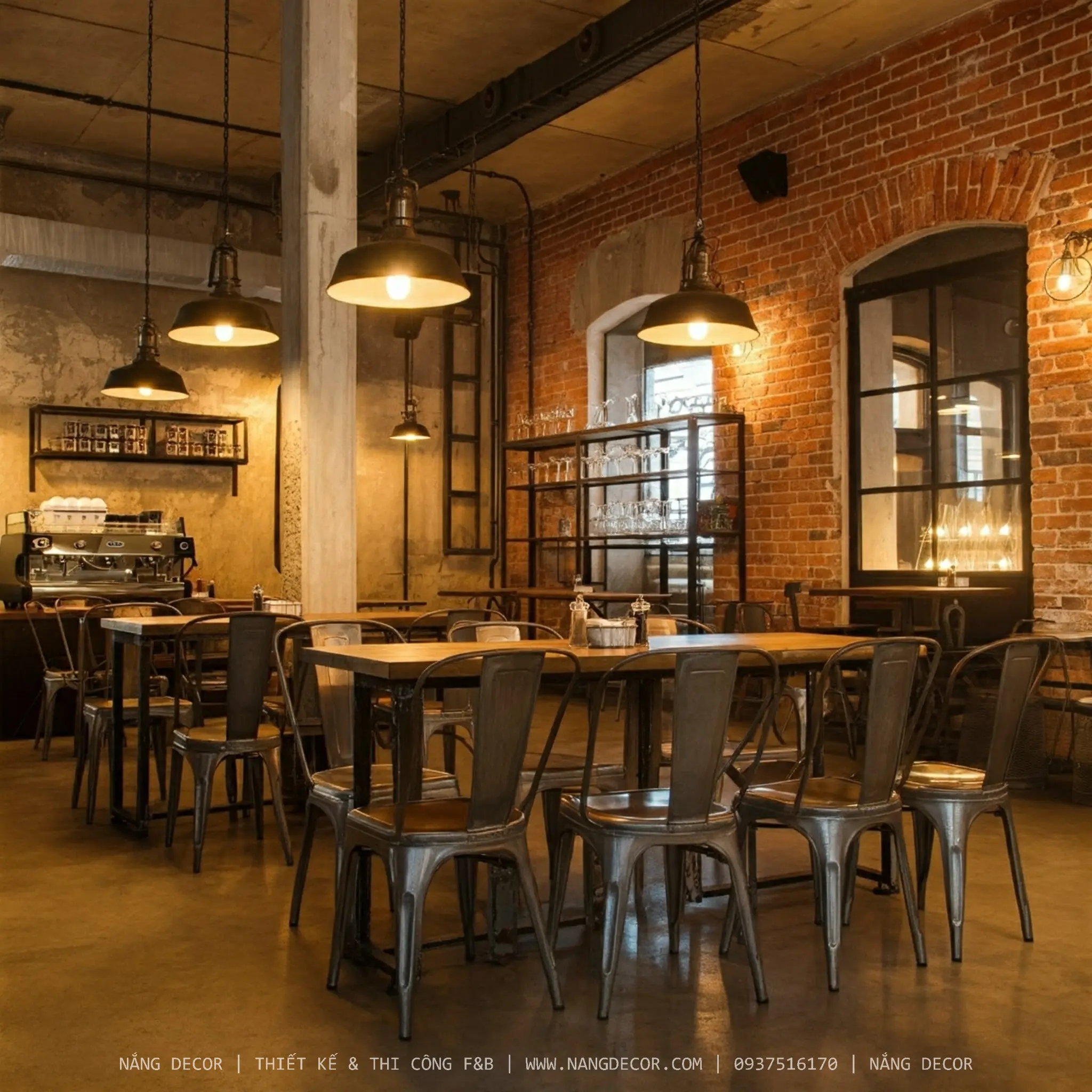 Quán cafe bình dân đẹp phong cách vintage độc đáo.