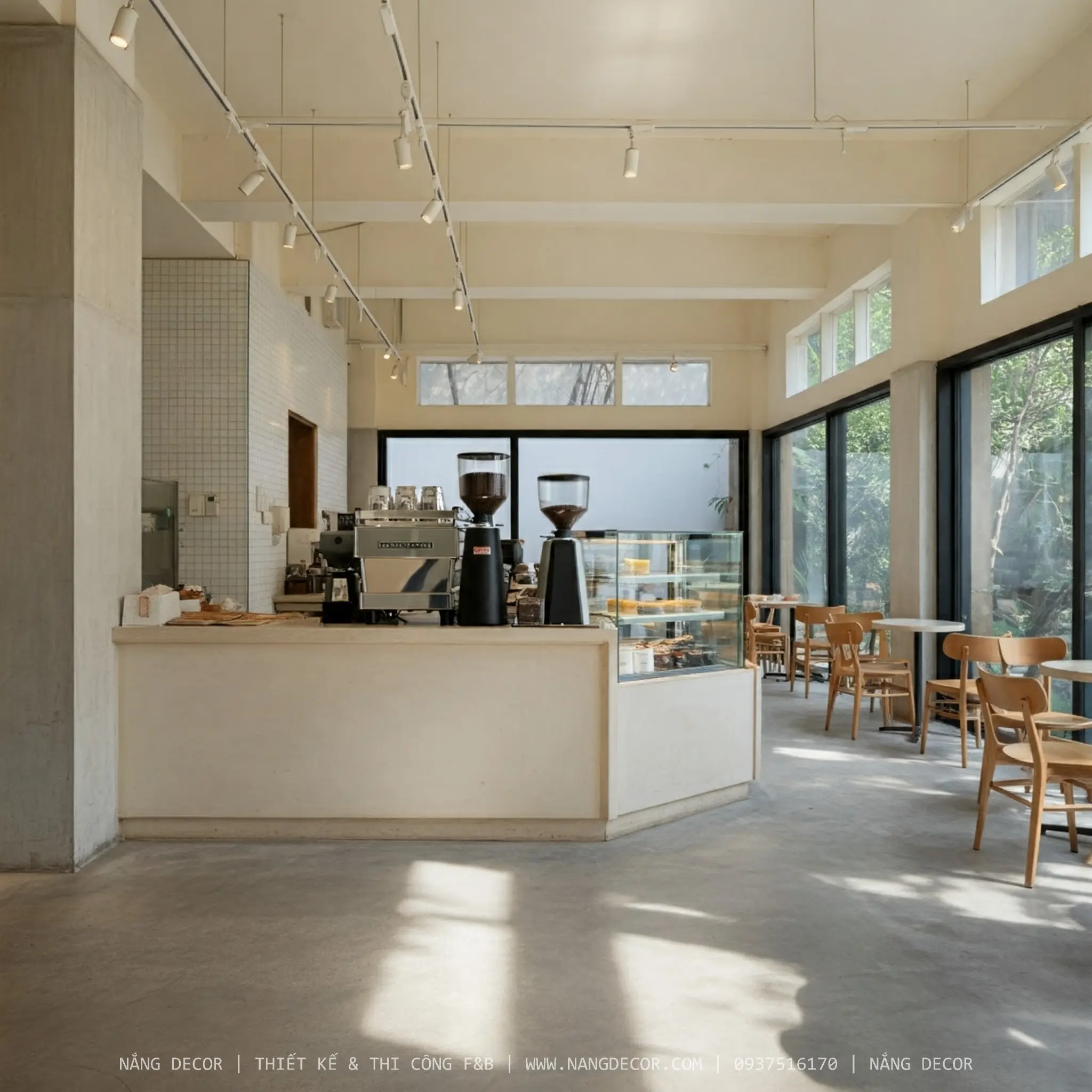 Mẫu thiết kế quán cafe nhỏ đẹp và thu hút