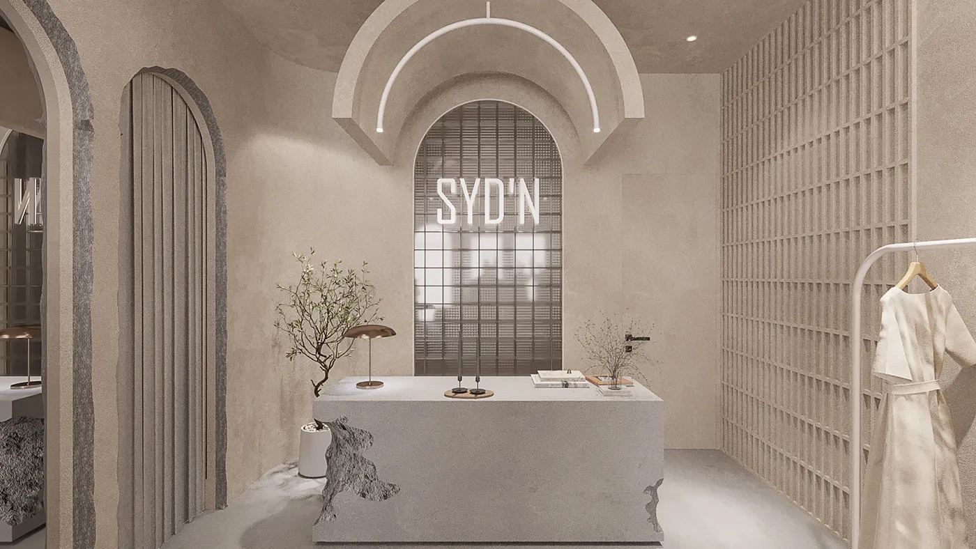 Thiết kế nội thất tiệm nail chuyên nghiệp bởi Nắng Decor
