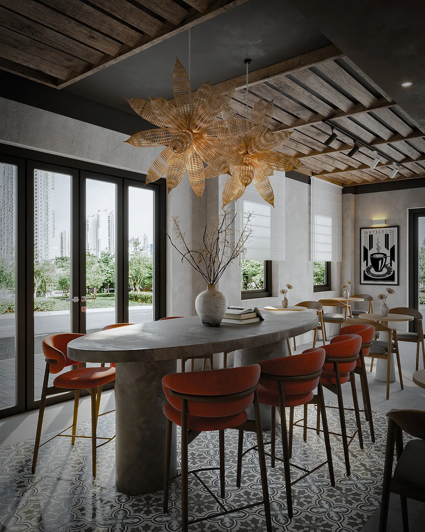 Nắng Decor thi công quán cafe nhỏ đẹp tối ưu chi phí hiệu quả.