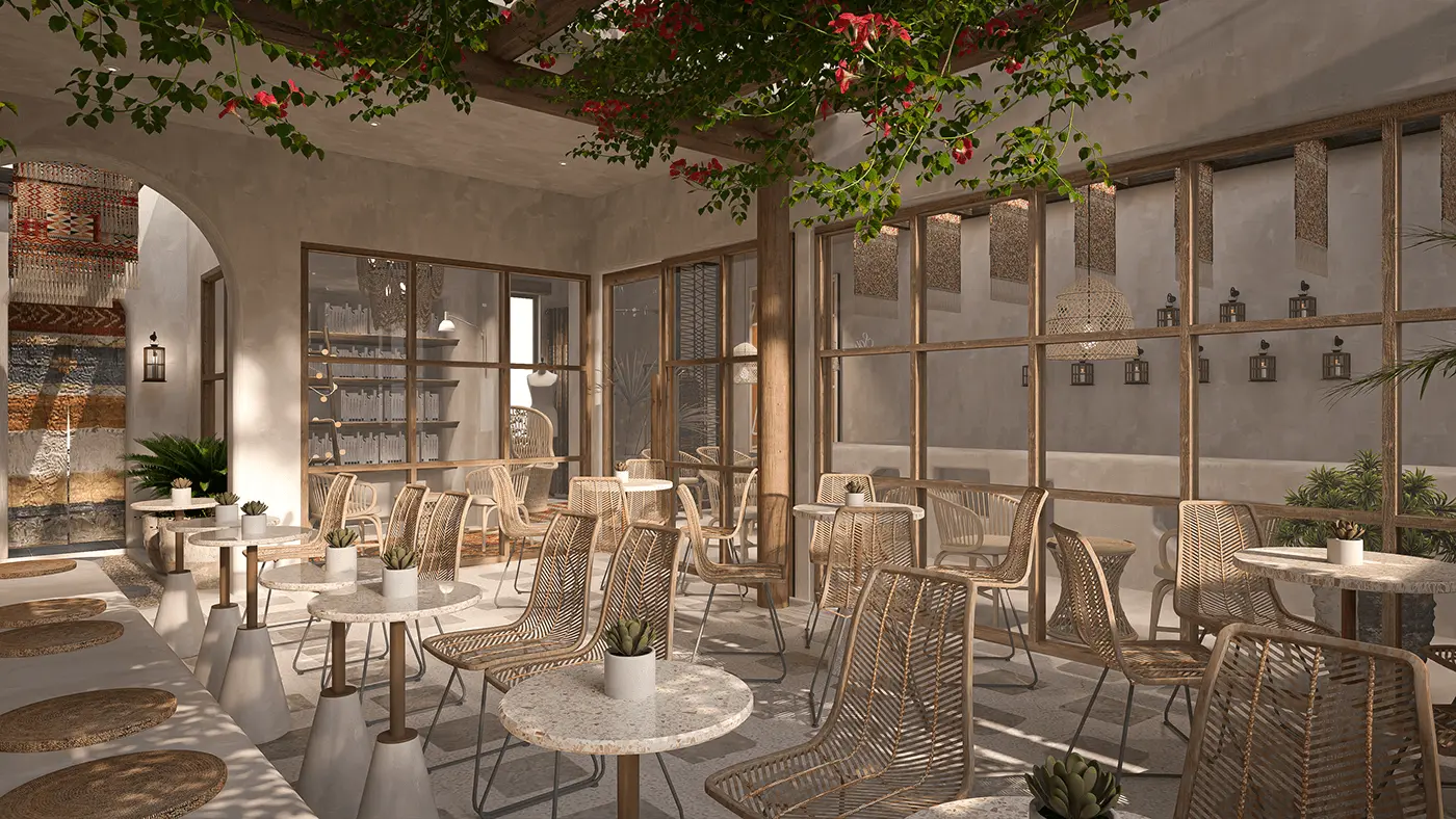 Chi phí thi công quán cafe khung thép hiện đại Nắng Decor