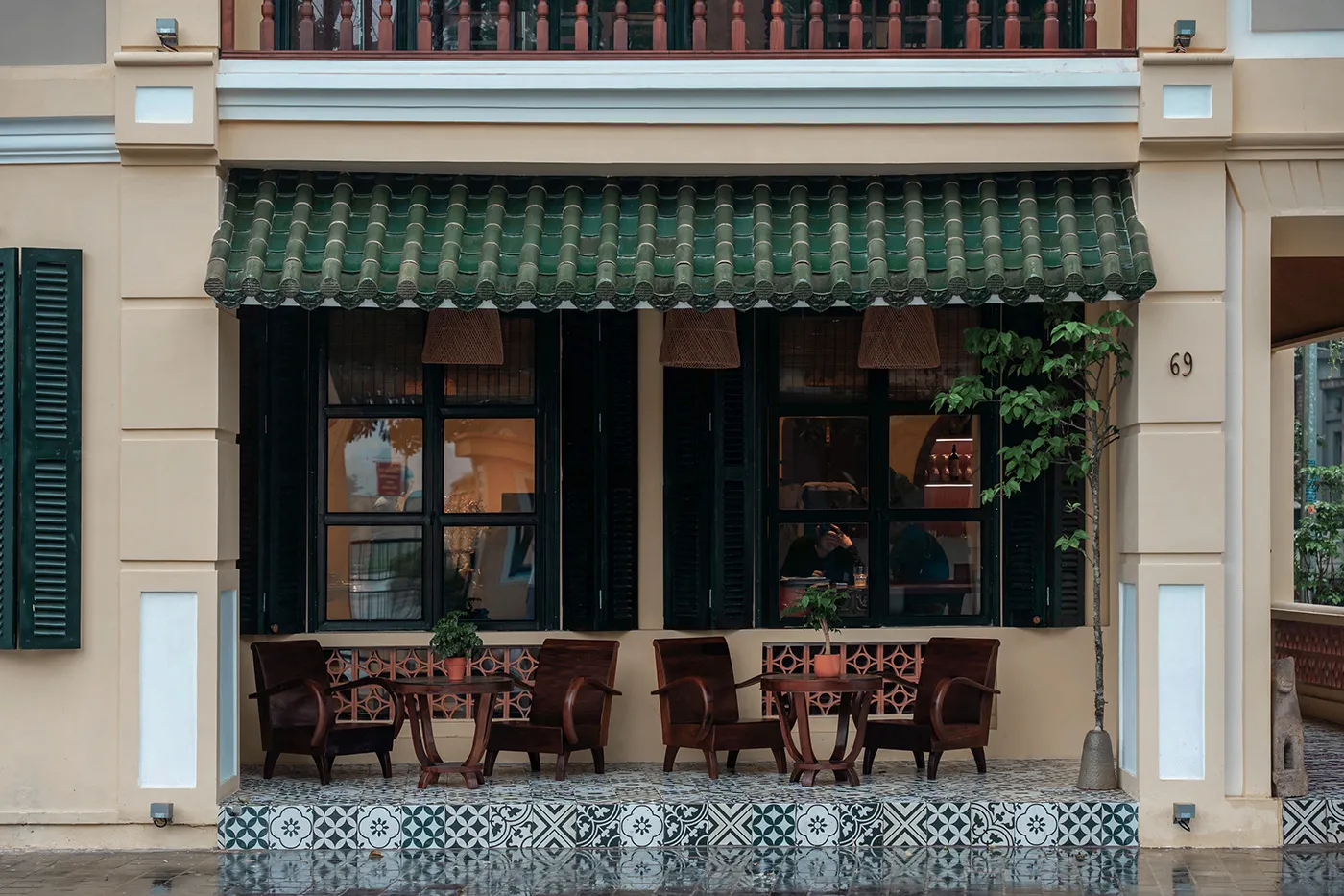 Mặt tiền nhà hàng hải sản ấn tượng, tạo điểm nhấn cho thương hiệu