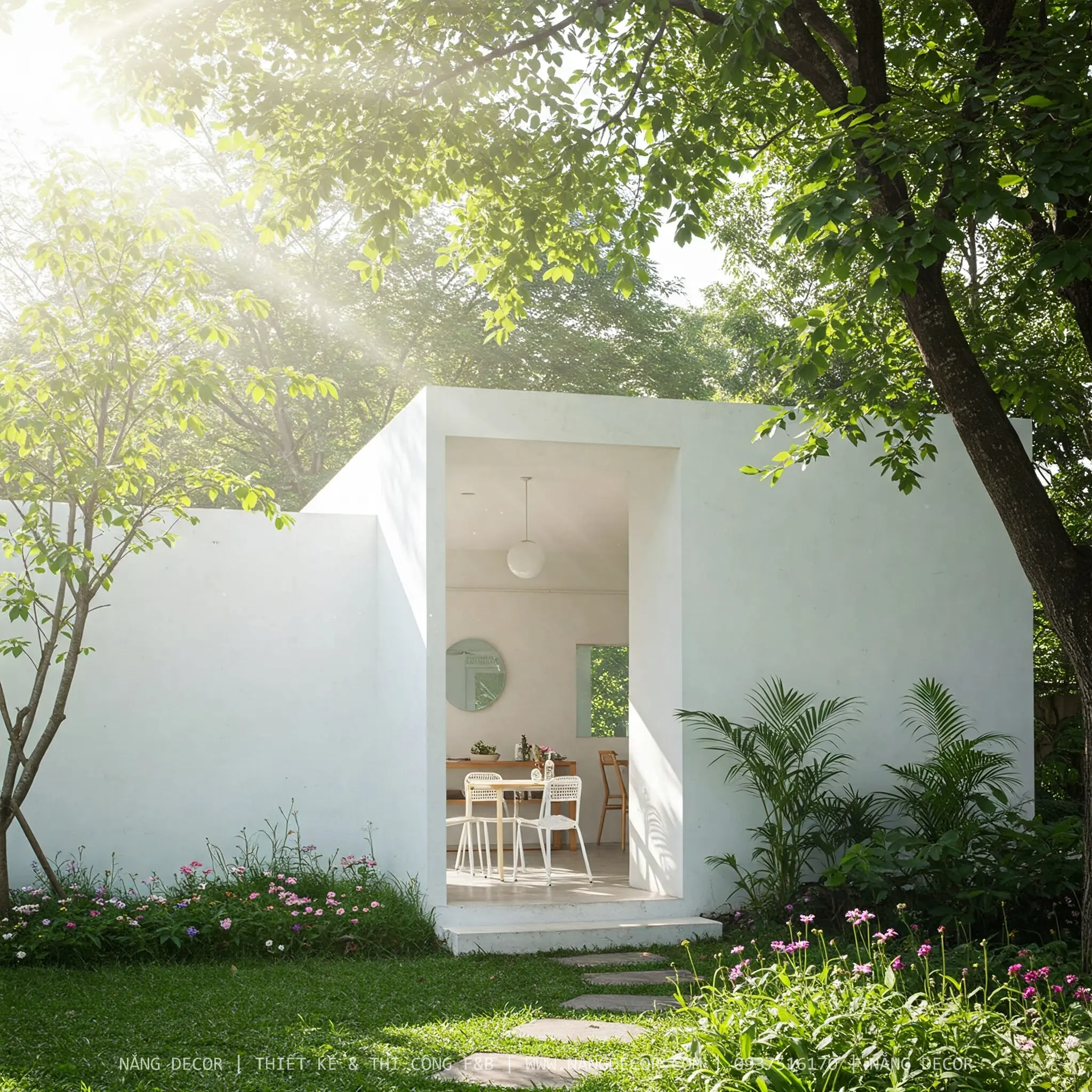 Nắng Decor tư vấn thiết kế cà phê chuyên nghiệp