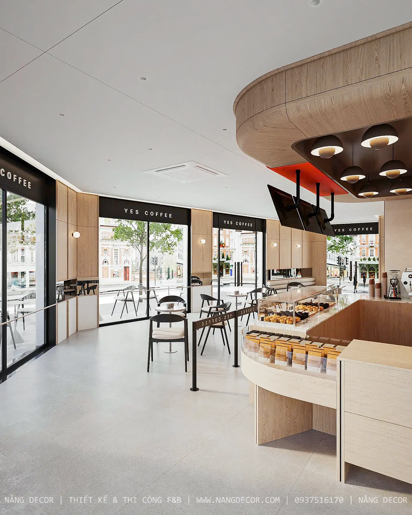 Quá trình thi công lắp ghép khung thép cho một dự án quán cafe tiền chế.